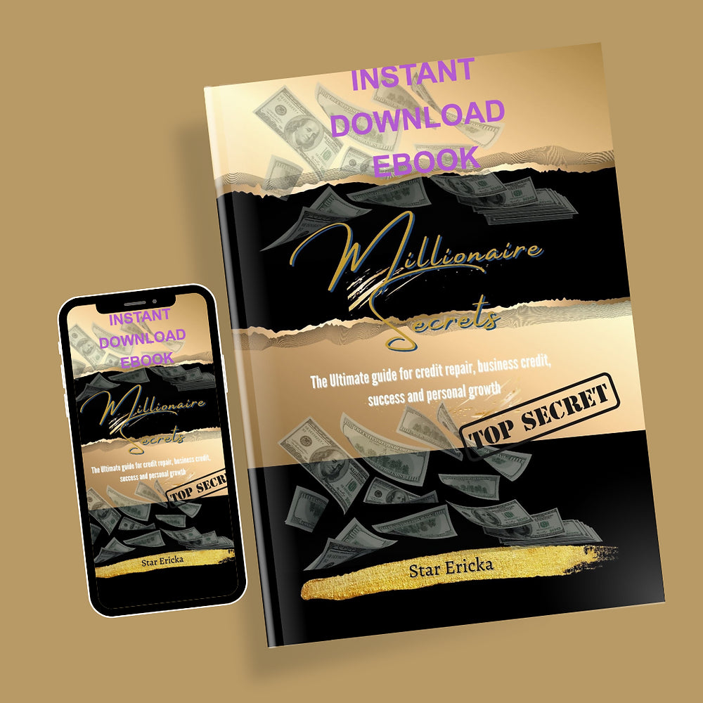 Millionaire Secrets INSTANT DOWNLOAD FULL CREDIT REPAIR AND BUSINESS CREDIT TEMPLATE (EBOOK)