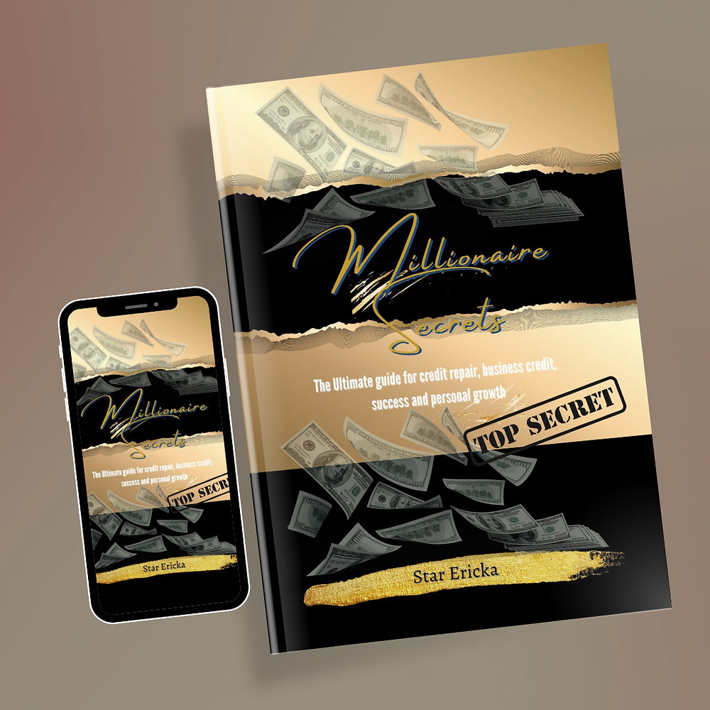 Millionaire Secrets PAPER BACK BOOK (FULL CREDIT REPAIR AND BUSINESS CREDIT GUIDE)