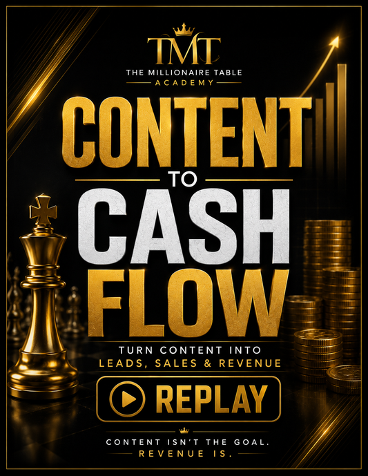 Content to Cash Flow™ Replay